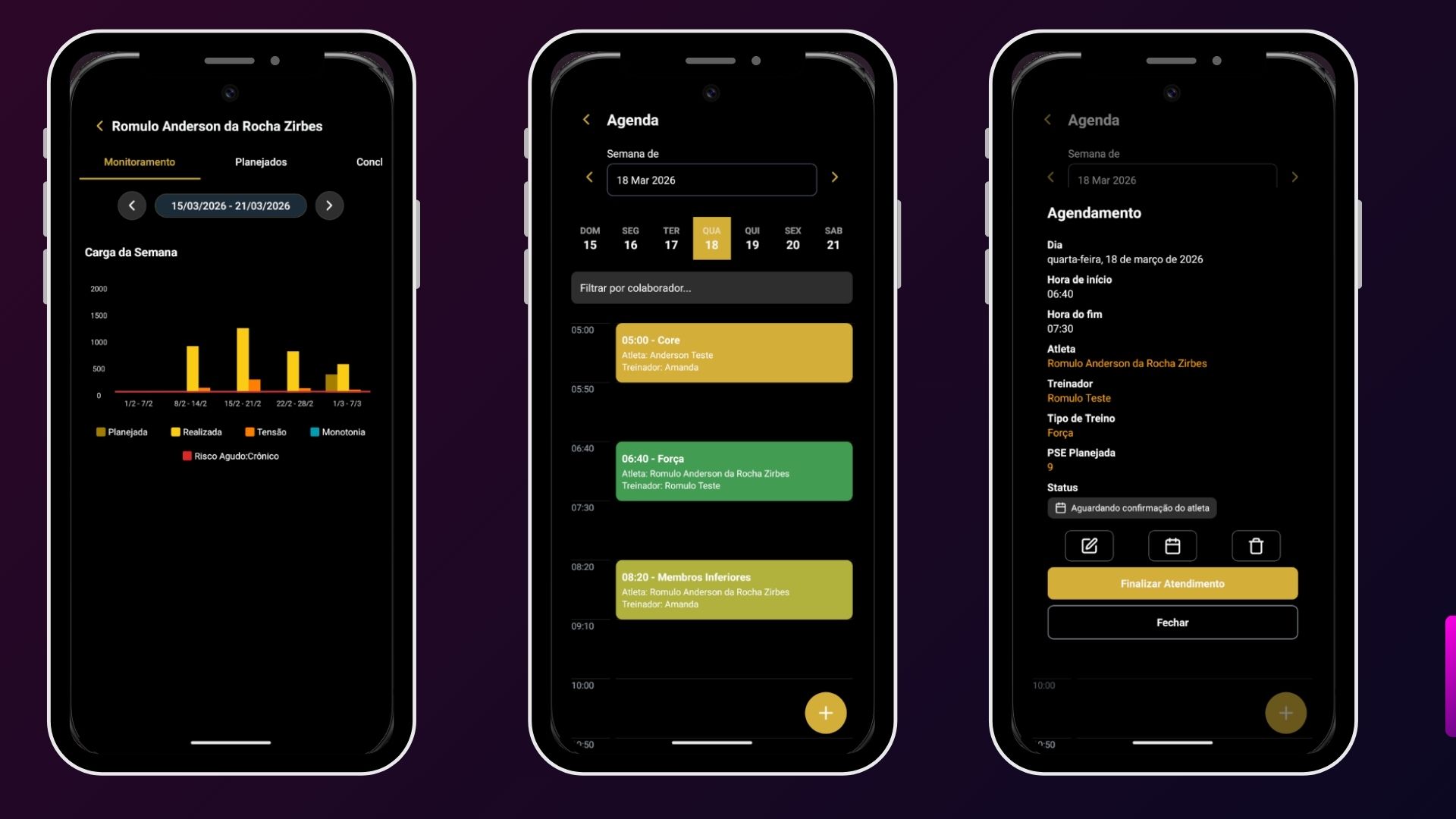 Training Tracker System Mobile